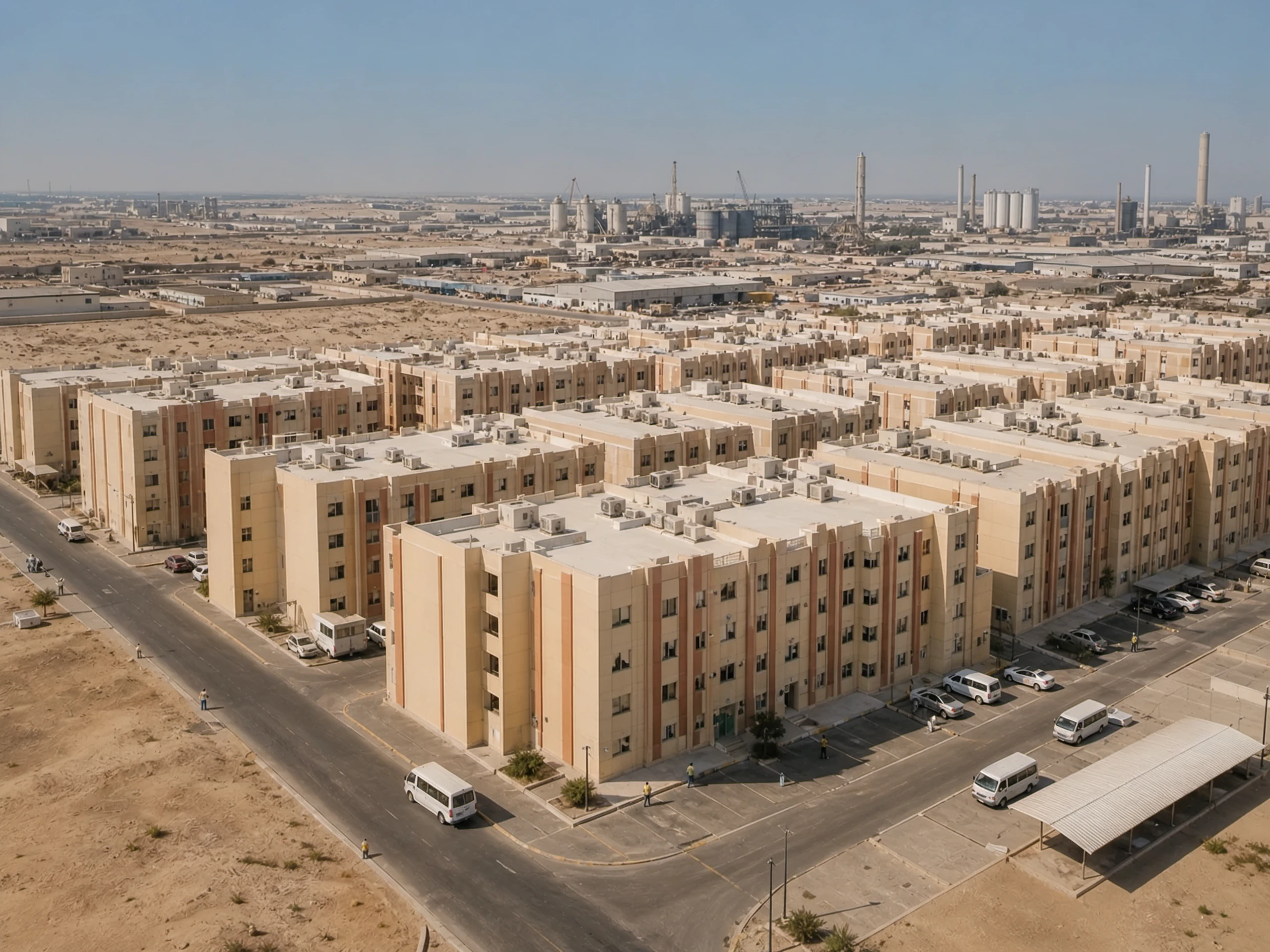 إدارة مجتمع سكني قيد التشغيل